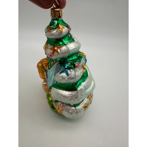 1996 CHRISTOPHER RADKO DISNEY GALLERY TINKER BELL 6.5" ORNAMENT CHRISTMAS TREE - Picture 7 of 16